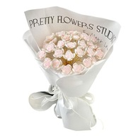 Ružová kytica 18 kusov ružovej ruže pre domácich majstrov