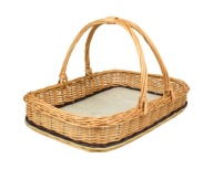 Fonott dekoráció, Fonott tálca négyzet alakú 50 cm