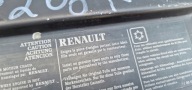 RENAULT LAGUNA 2 II tension belt sider upper pillar