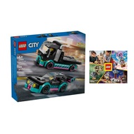LEGO CITY č. 60406 - Závodné auto a odťahovka + KATALÓG LEGO 2024