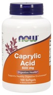 NOW Foods Kwas kaprylowy 600 mg 100 kaps