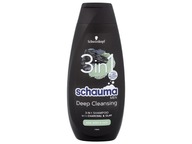 Schwarzkopf Schauma Men Szampon oczyszczający 3w1 Charcoal 400ml