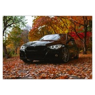 Plagáty A3 LEVEL Čierne BMW Jeseň
