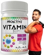 Vitamíny multivitamíny komplex minerály ProActive Vitamin Supreme 30 tabs