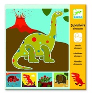Šablóny na kreslenie dinosaurov Djeco 08863