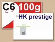 KOPERTY FIRMOWE C6 prestige z nadrukiem 100szt.