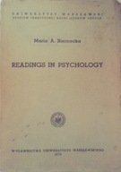 Readings in psychology - Maria A. Biernacka