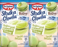 Dr. Oetker Słodka Chwila Budyń smak makaroniki pistacjowe 2 x 43 g