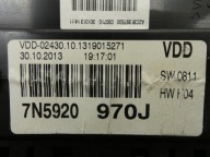 dials clock dials display SEAT ALHAMBRA II 2.0 TDI CFF 7N5920970J