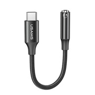 Kabel Adapter Usams Au16 Usb-C/Jack 3,5Mm Czarny