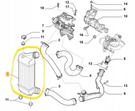 Mazda 5 2005-2010 2.0 Diesel Factory Intercoler Rf7n13565a Rf7n13565b Rf7n13565c