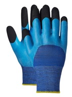 Pracovné rukavice latexové vystužené ryhovaním - ochrana CE 9
