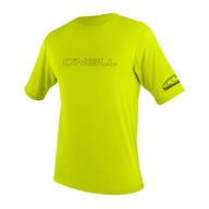 Pánske plavecké tričko O'Neill Basic Skins Sun Shirt lime XL