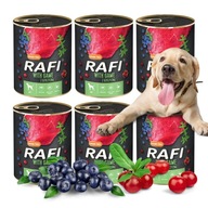 RAFI mokré krmivo so zverinou pre psa SET 6x800g