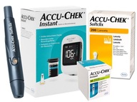 Glukometr Accu-Chek Instant + Paski + Lancety 200