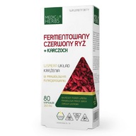 Medica Herbs FERMENTOWANY CZERWONY RYŻ 80 kapsułek