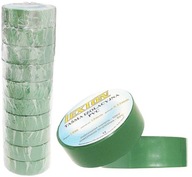 PVC izolačná páska sada 10ks zelená 19x10m