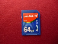 Karta pamięci SD SanDisk 64MB klasa 2