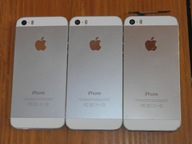 Apple Iphone 5s A1457 biały x 3 telefony uszkodzone
