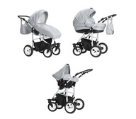 Wózek 3w1 - Cosmo - 72 kolory - Od Producenta , fotelik ISOFIX