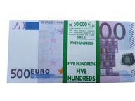 500euro bankovky pre zábavu a učenie súbor 100ks+ZADARMO