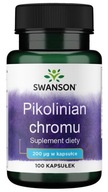 Swanson Chrom pikolinian 200mcg 100kaps Metabolizm Odchudzanie Apetyt