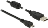 Kabel USB Delock USBA microUSB 2 m Czarny (84903)