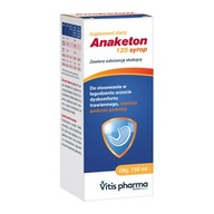 ANAKETON 125 SIRUP NA TRÁVENIE A NEVOĽNOSŤ KINETÓZA 150ML