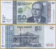 -- TADŻYKISTAN 50 SOMONI 2021 EQ Pnew UNC