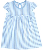 Sukienka niemowlęca dziewczynka GEORGE biała w paski 74-80, 9-12 m-cy