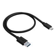 Akyga USB kábel - USB 3.1 Type-C 0,5 m fekete