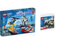 KLOCKI LEGO City 60308 Akcja nadmorskiej policji i strażaków + SUPER ZEST