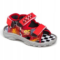 Disney Cars Blesk chlapčenské sandále autíčka detské sandále na suchý zips 23