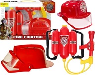 HASIČ BAŇÁK PISTOLE NA VODU + HASIČSKÁ PŘILBA