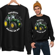 BLUZA MĘSKA Z GRAFIKĄ CIĄGNIKA TRAKTORA JOHN DEERE FAJNY PREZENT UPOMINEK