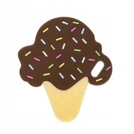 Silikónové hryzátko - Čokoládová zmrzlina / Bocioland