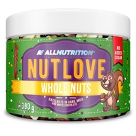 Allnutrition NUTLOVE WHOLE NUTS Orzechy laskowe w czekoladzie 300g BezCukru