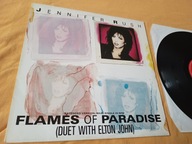 Jennifer Rush Duet With Elton John – Flames Of Paradise /A1/ 12"/45 RPM /EX