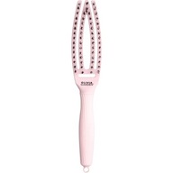 Olivia Garden fingerbrush Kefa na vlasy diviak a nylon pastelová ružová S