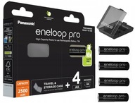 4 x PANASONIC ENELOOP PRO R6/AA 2500mAh+ Mocny Box