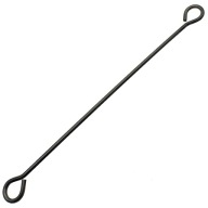 Szénakazal-forgató (szénaforgató) összekötő elem, hosszú, 44,5 cm-es, szíjas, 523404008/0