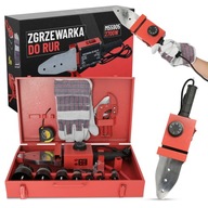 PVC CSŐHEGESZTŐGÉP PP PE 16-63 Polifúziós hegesztés HÜVELYEK OLLÓK MÉRÉS HE