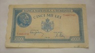 Banknot Rumunia 5000 lei 1944 stan 3