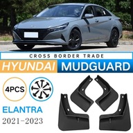 4ks Car PP Mudguards For Hyundai Elantra 2021-2023