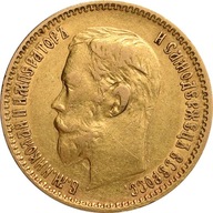 4. Rosja, 5 rubli 1901, Mikołaj II