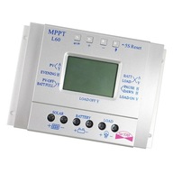 Kontroler 60A MPPT PWM Wodoodporny regulator ładowania słonecznego z wyświetlaczem LCD