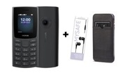 TELEFON DLA SENIORA Nokia 110 DS SZARY RADIO APARAT LATARKA / 2 KARTY SIM/