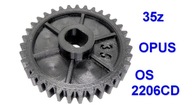 Ozubené koleso 35z zubov skartovačky Opus OS2206 CD