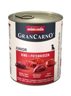 Animonda GranCarno Junior Wołowina/Serca Indy 800g