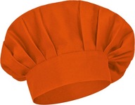 Kuchárska čiapka šéfkuchára oranžová